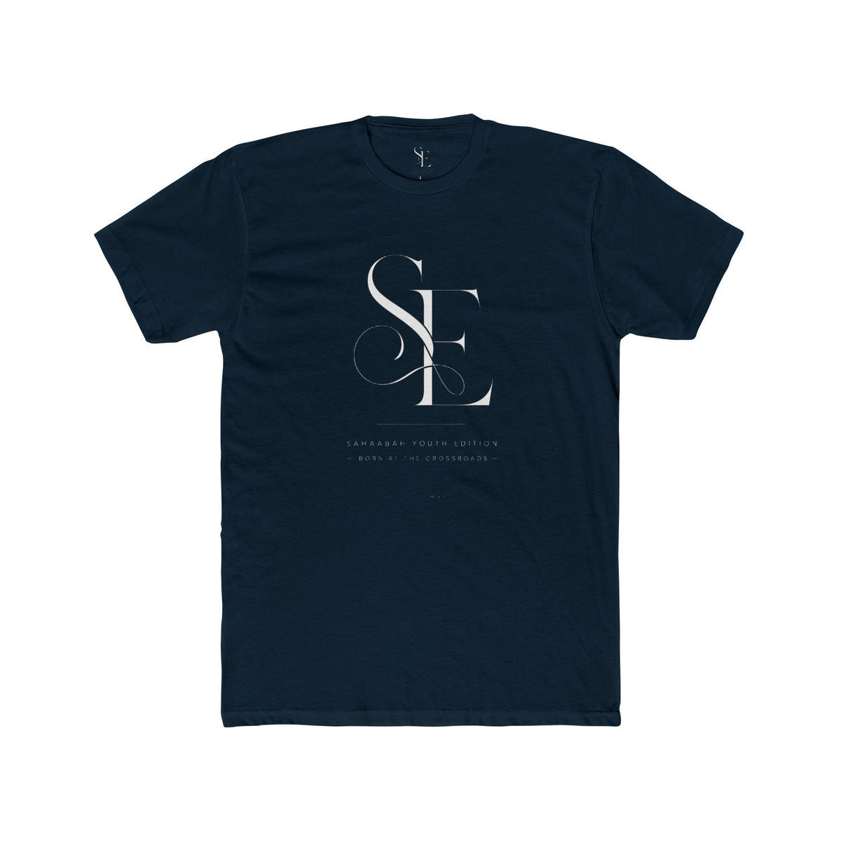 Sahaabah 'SE' Monogram Crew Tee Subtle Modern T-Shirt