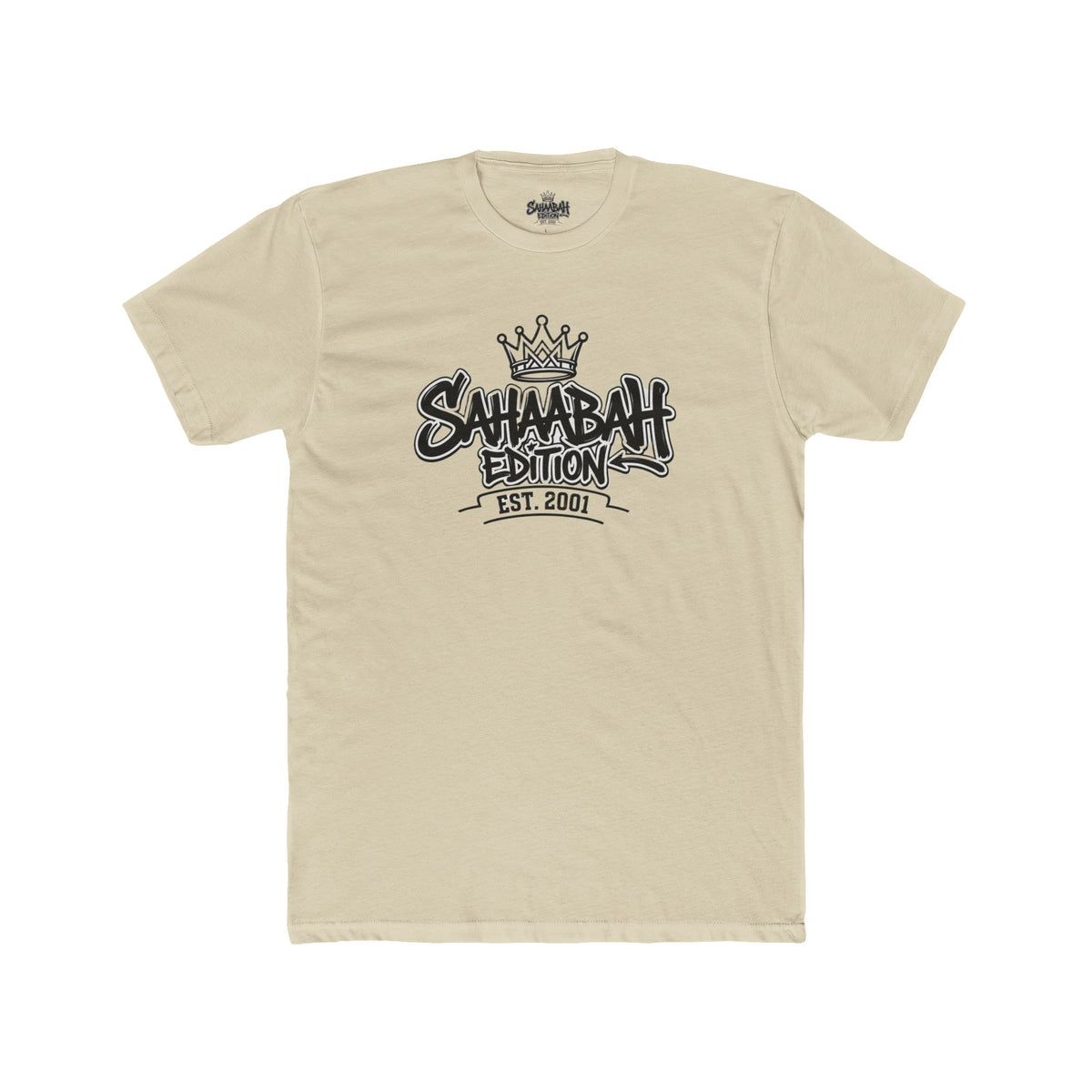 Crew Tee — "Sahabah Edition Crown" Designer Tee