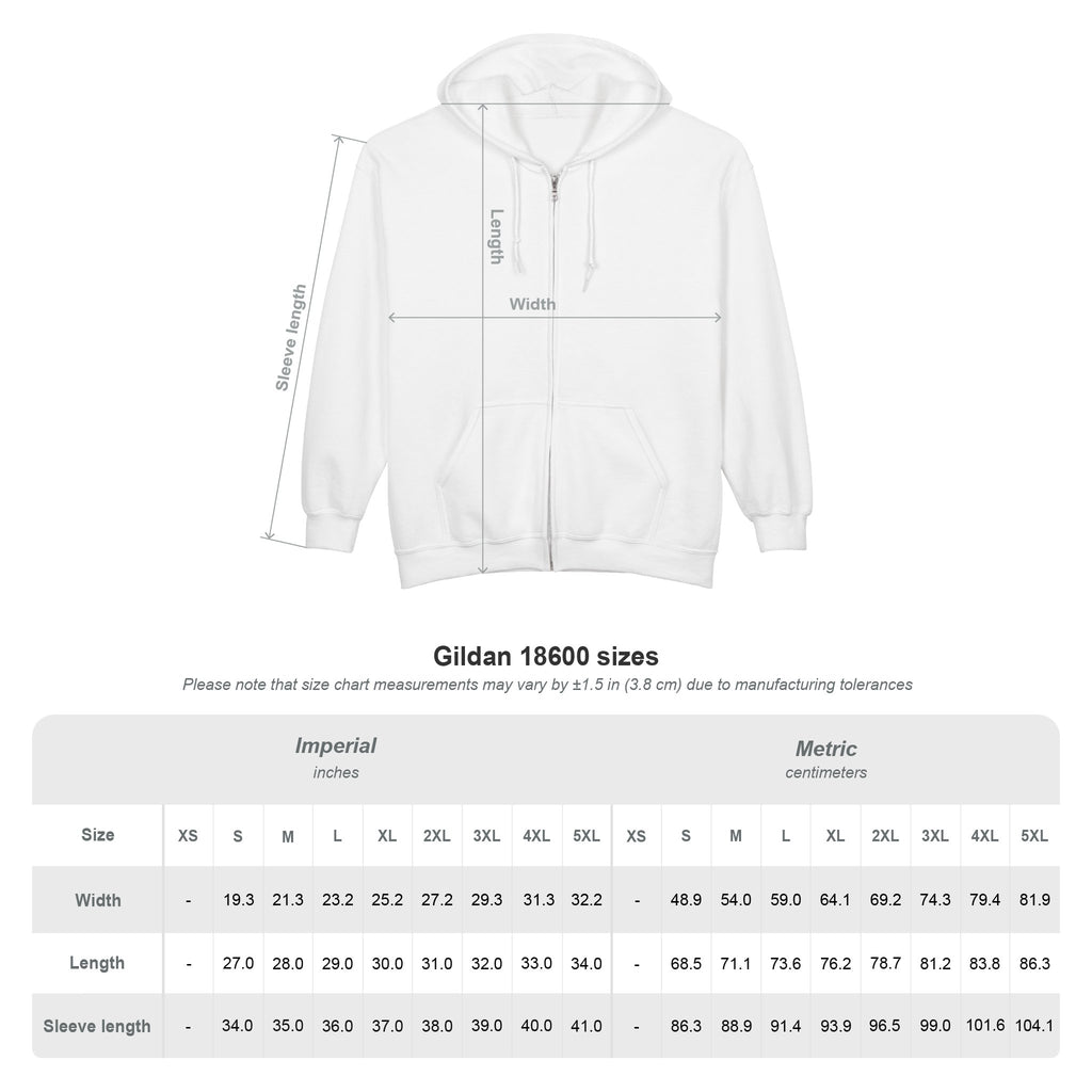 NEW ! Sahaabiyat Exclusives Heavy Blend™ Full Zip With Arabic Hooded Sweatshirt