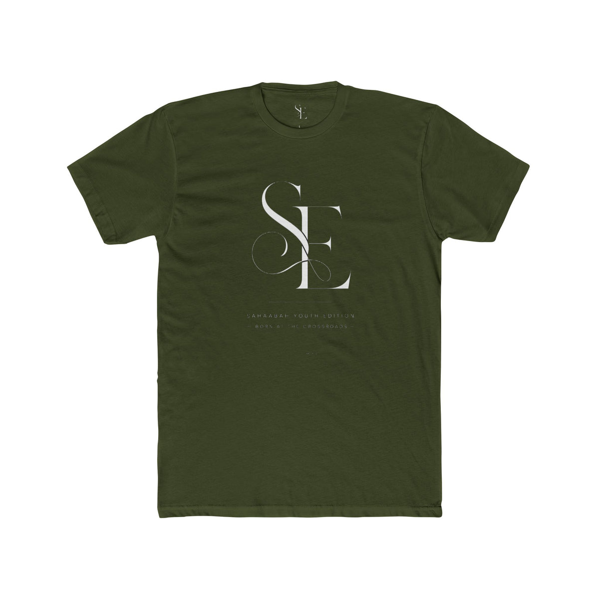 Sahaabah 'SE' Monogram Crew Tee Subtle Modern T-Shirt