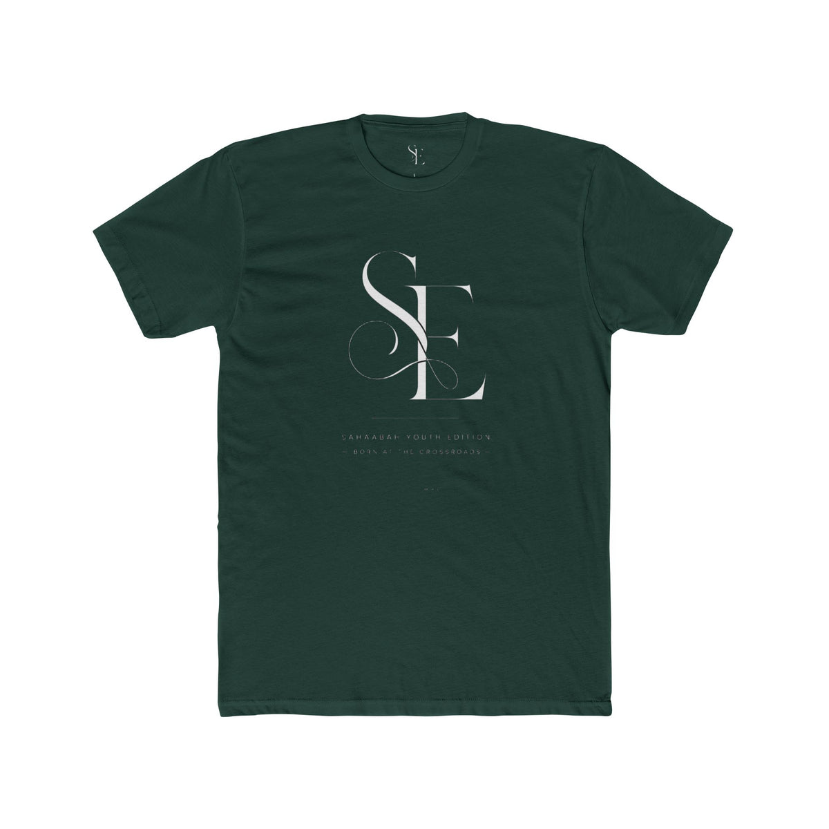 Sahaabah 'SE' Monogram Crew Tee Subtle Modern T-Shirt