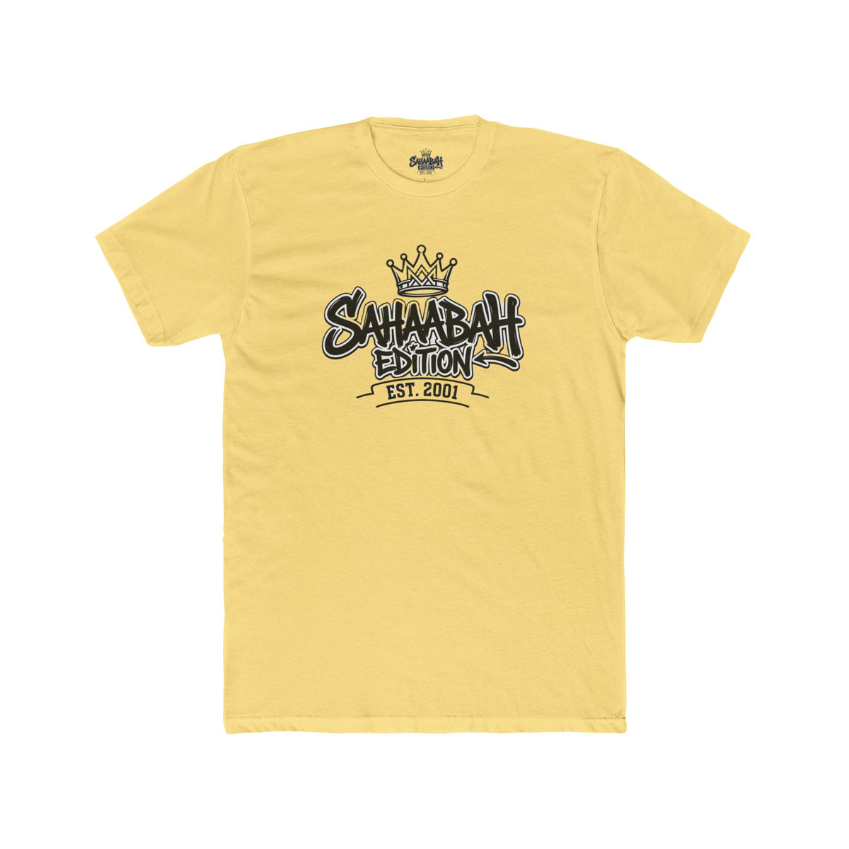Crew Tee — "Sahabah Edition Crown" Designer Tee