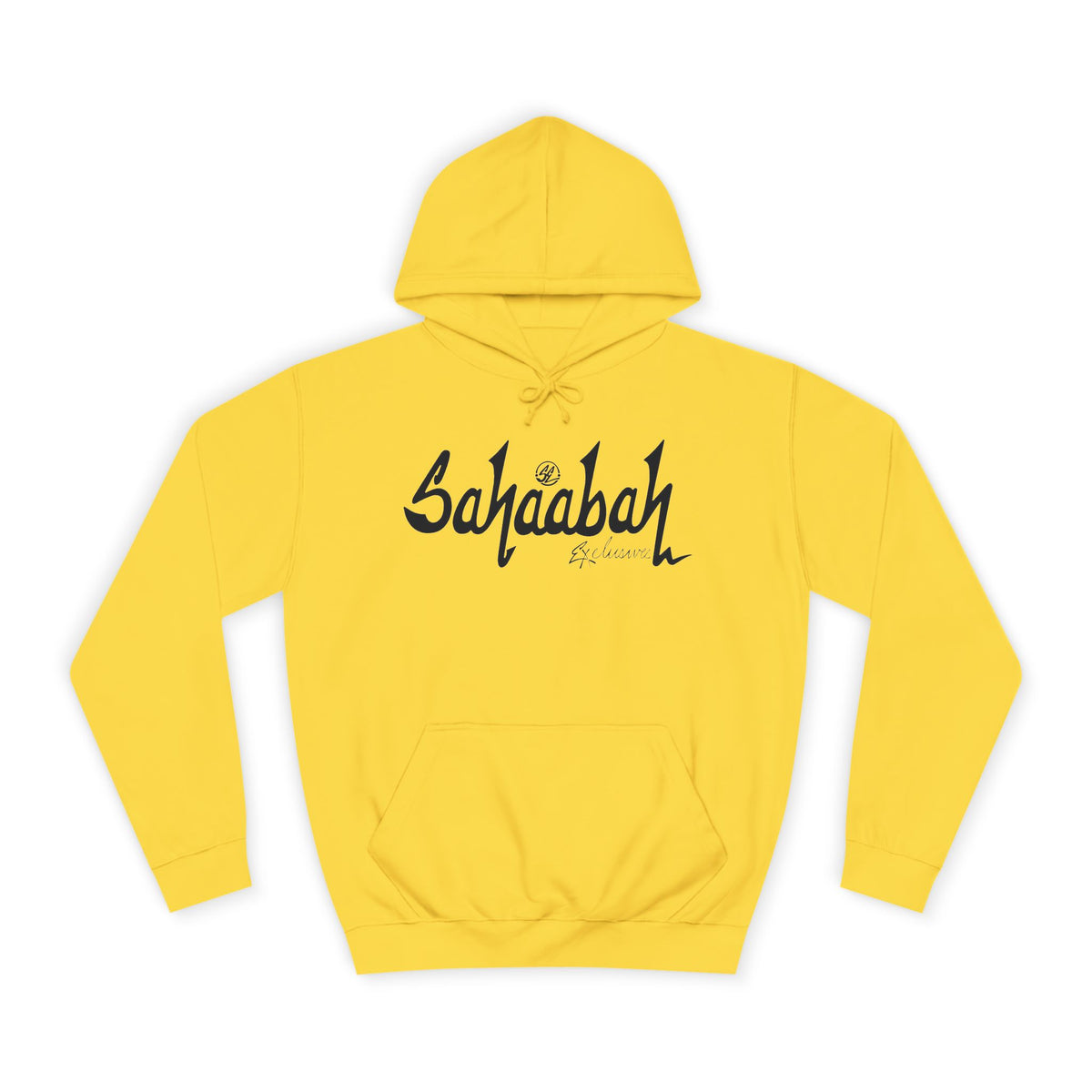 #24 Sahaabah Exclusives Throwback Hoodie — Cozy Script College Pullover