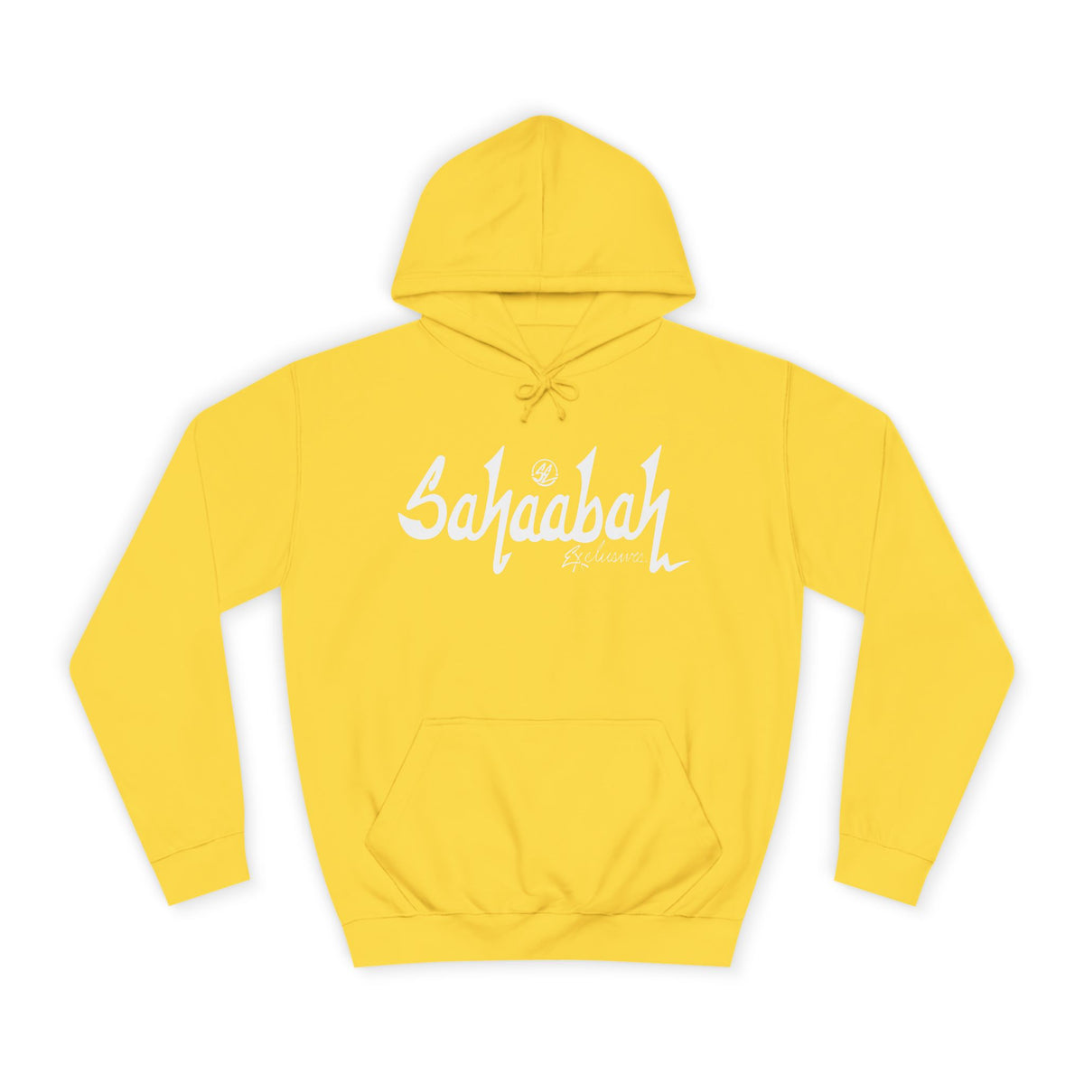 #23 Sahaabah Exclusives Throwback Hoodie — Cozy Script College Pullover