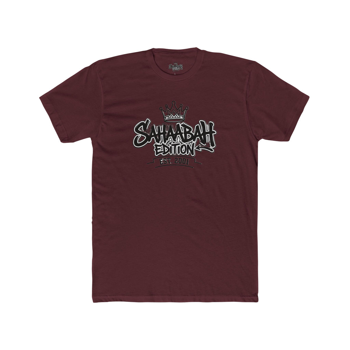 Crew Tee — "Sahabah Edition Crown" Designer Tee