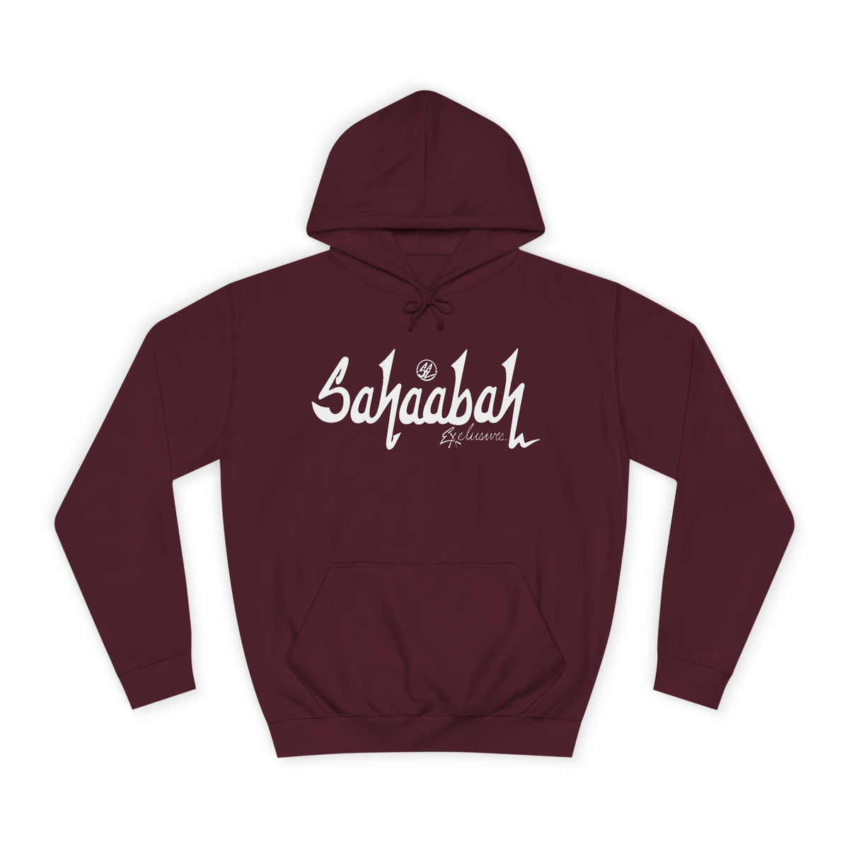 #23 Sahaabah Exclusives Throwback Hoodie — Cozy Script College Pullover