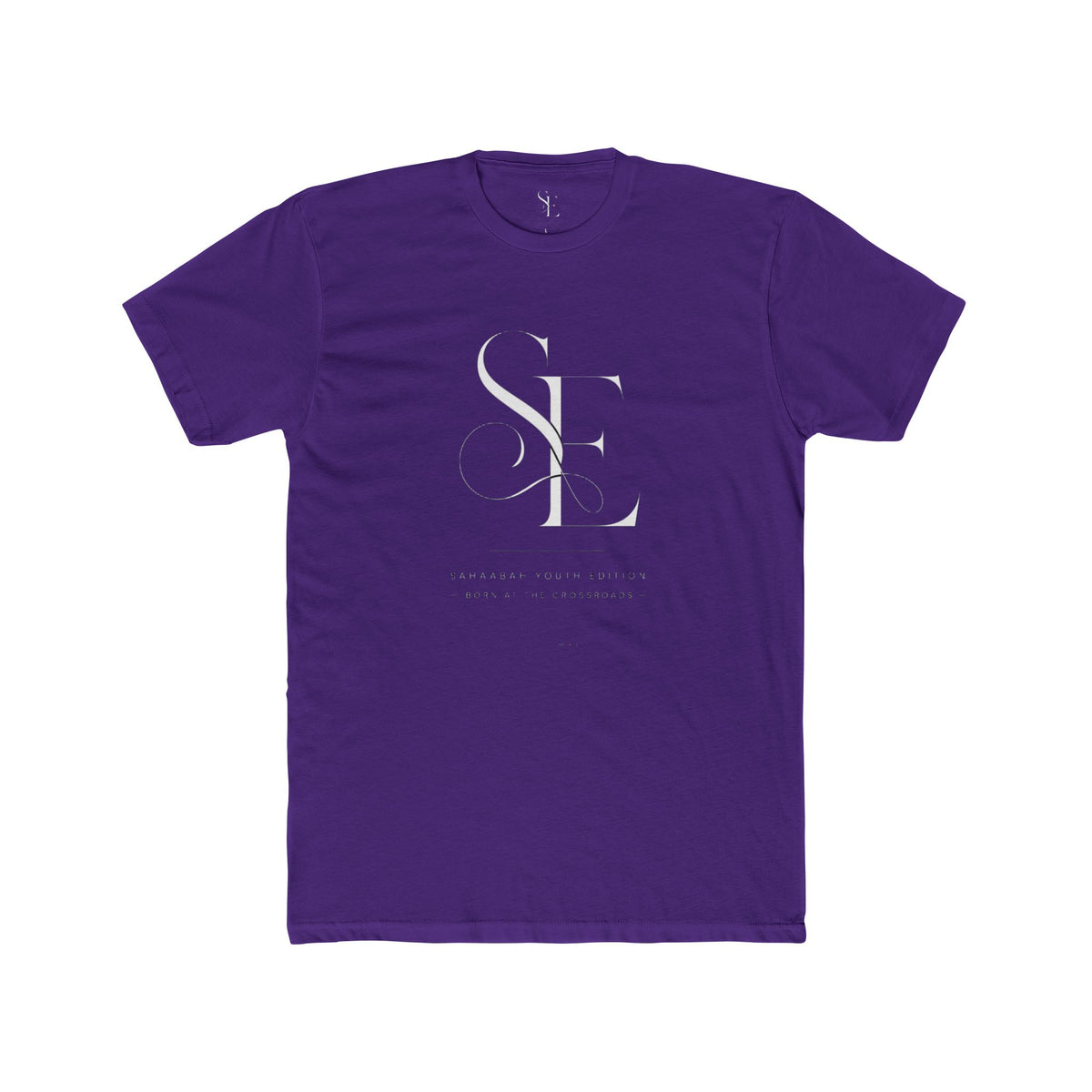 Sahaabah 'SE' Monogram Crew Tee Subtle Modern T-Shirt