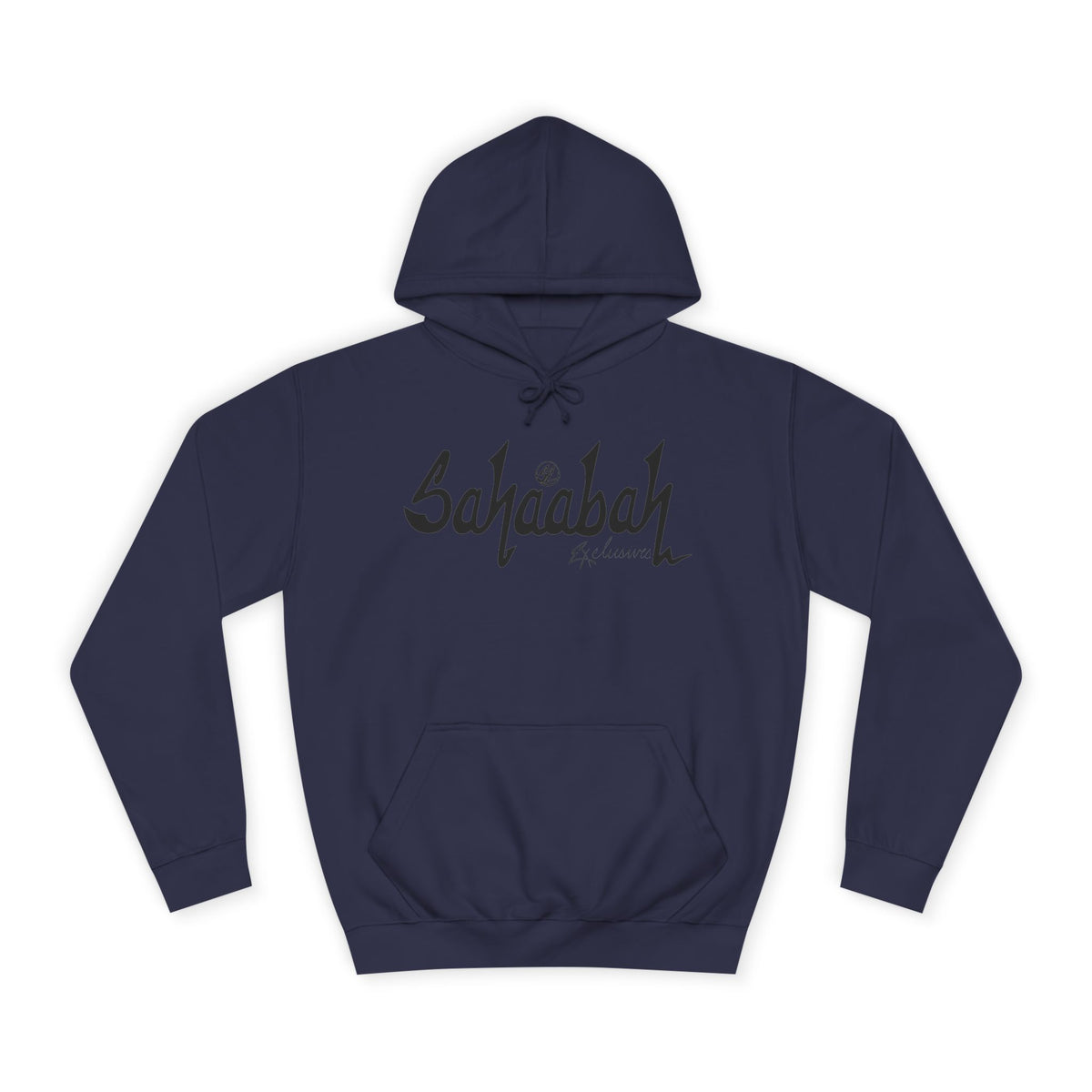#24 Sahaabah Exclusives Throwback Hoodie — Cozy Script College Pullover