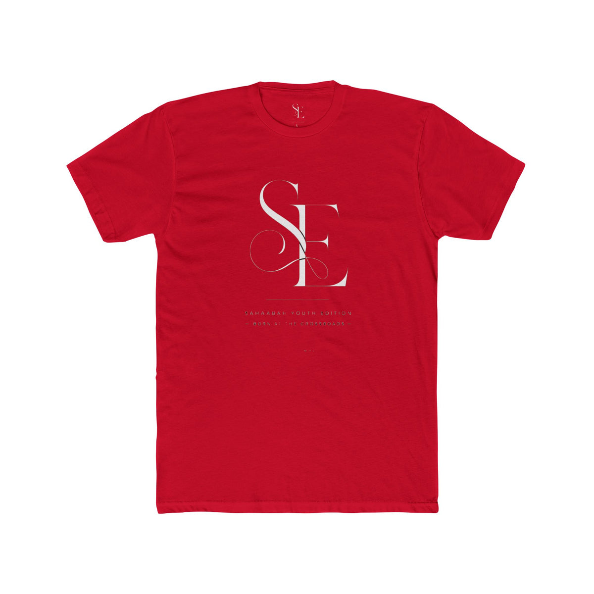 Sahaabah 'SE' Monogram Crew Tee Subtle Modern T-Shirt